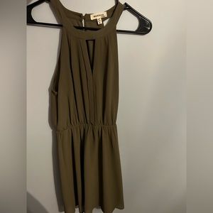 Monteau Size Small Army Green Dress
